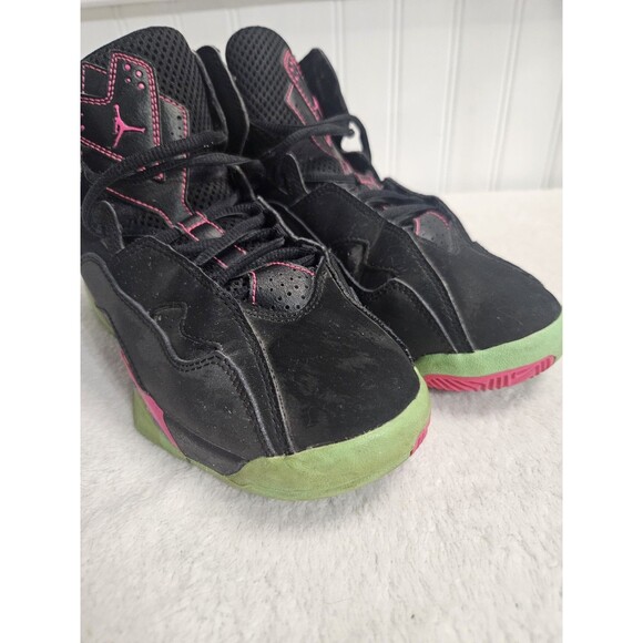 Size 5.5Y (GS) - Jordan True Flight High Black - 342774-006 - Picture 2 of 8